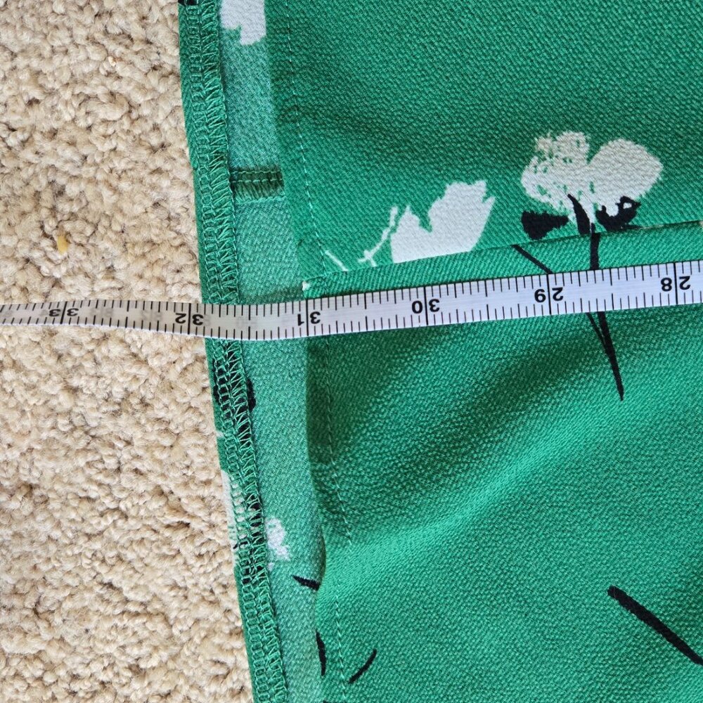 Pretty Green Midi-Dress, Retro 40's styling, Size 18 (fits a size 16) - Picture 8 of 14